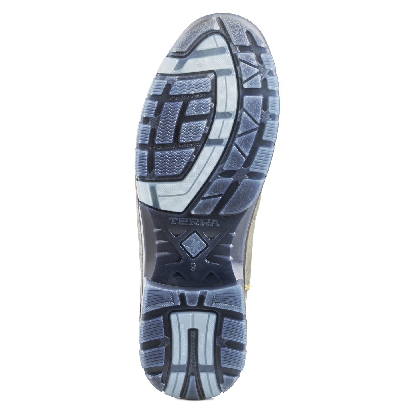 Terra - Bota de trabajo de seguridad Terra Byrne de 6" con punta de composite impermeable para hombre - 839BDB