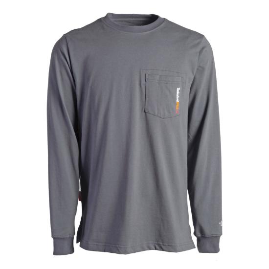 Timberland - Camiseta de algodón ignífuga con bolsillo - A23PF