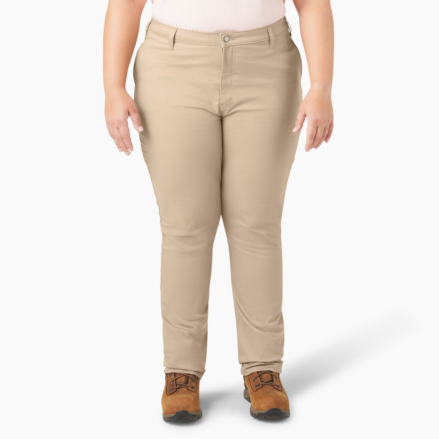 Dickies - Pantalones de trabajo de pierna recta SUPER FLEX para mujer - A85XS