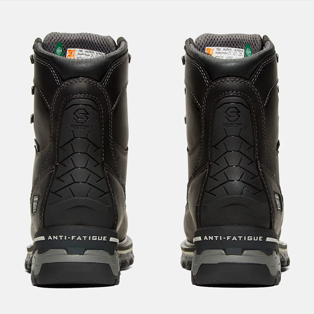 Timberland PRO - Bota de trabajo impermeable Boondock de 8" con punta de composite para mujer - TB1A5R7K001