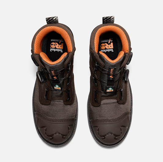 Timberland PRO - Bota de trabajo BOA® Magnitude de 8" con punta de composite para hombre - TB0A66MKELE