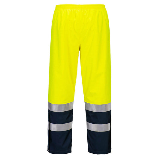PortWest - Pantalón Bizflame Rain+ Hi-Vis Light Arc - FR410