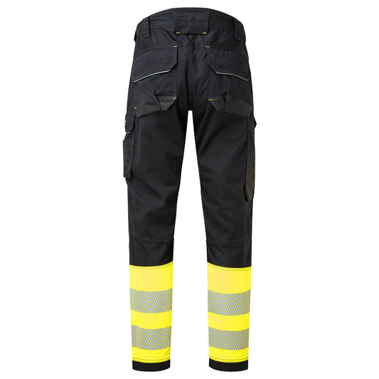 PortWest - Pantalón PW3 FR Modaflame Hi Vis Clase 1 Holster - FR416
