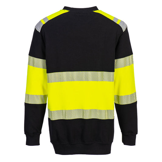 PortWest - Sudadera PW3 FR Modaflame de alta visibilidad Clase 1 - FR716