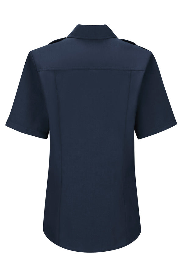 Workrite - Camisa clásica de manga corta de jefe de bomberos para mujer - FSC3