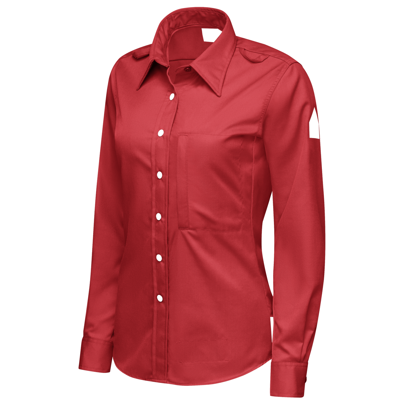 Bulwark - Camisa tejida con cierre a presión frontal, cómoda y de peso medio para mujer de la serie i Q® - QS27