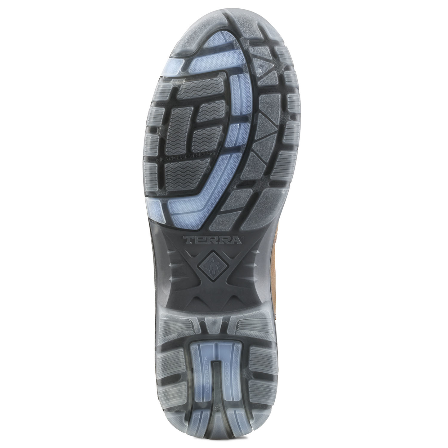 Terra - Bota de trabajo de seguridad Terra Murphy de 6" con puntera de composite y sin cordones para hombre - R4NRDB