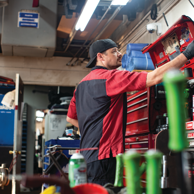 Red Kap - Camisa de manga corta de dos tonos para hombre - SY20