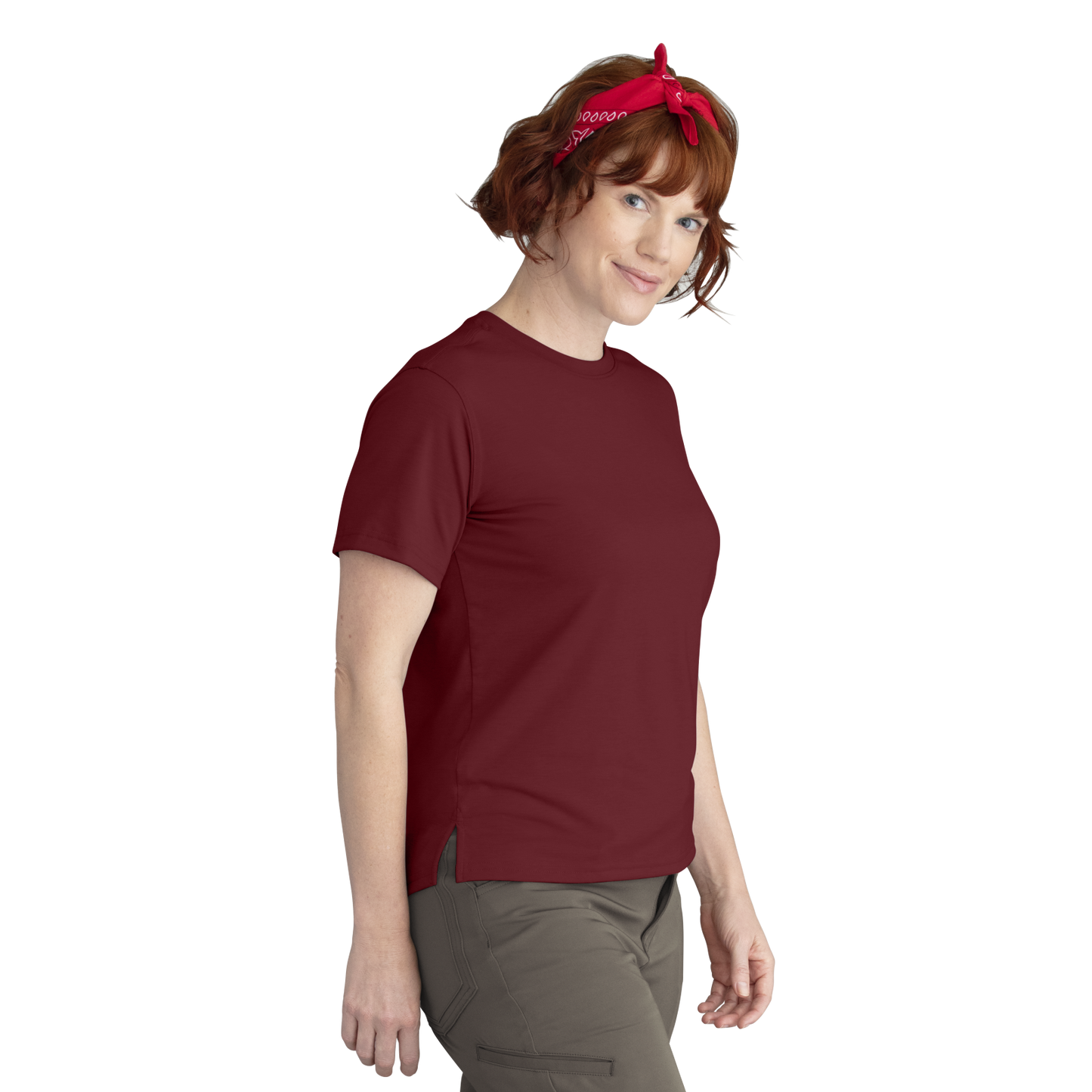 Red Kap - Camiseta refrescante de manga corta para mujer - TKW1