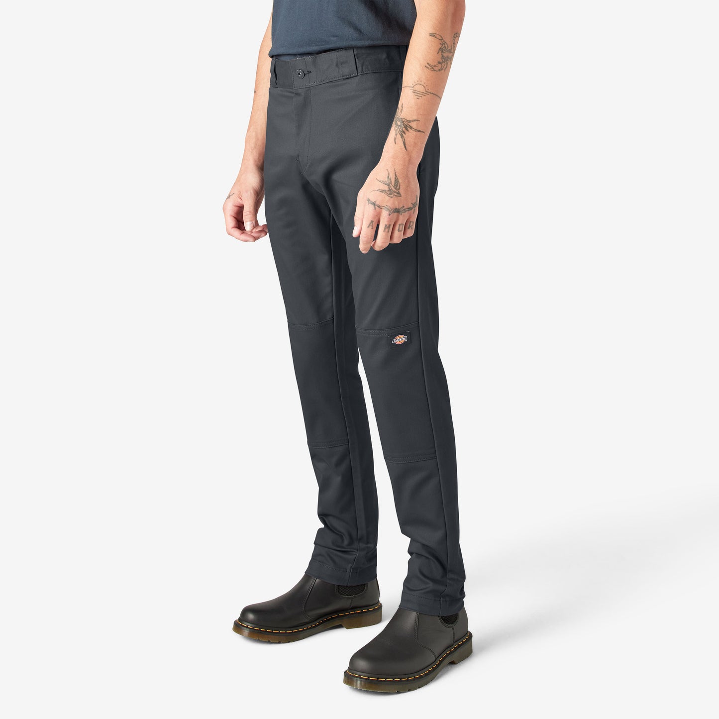 Dickies - Pantalones de trabajo ajustados con doble rodilla FLEX - WP811