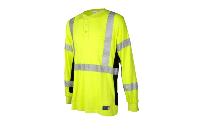 Kishigo - Camiseta Henley de manga larga FR - F694