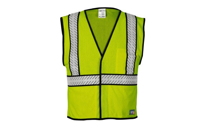 Kishigo - Chaleco de malla transpirable oscuro FR - FM453