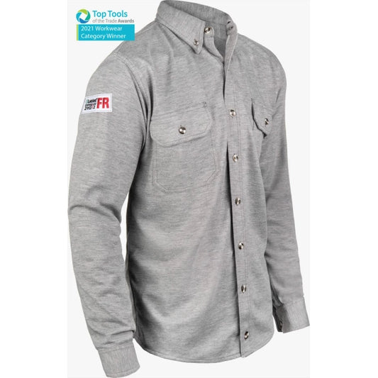 Lakeland - Camisa abotonable de punto ignífuga de alto rendimiento - ISHAT