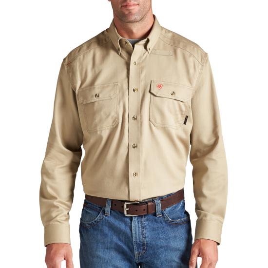 Ariat - Camisa de trabajo sólida ignífuga - 10012251