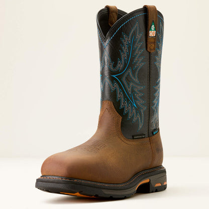 Ariat - Bota de trabajo con puntera compuesta impermeable WorkHog CSA - 10042554
