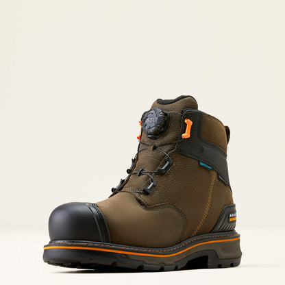 Ariat - Bota de trabajo impermeable con punta de material compuesto Stump Jumper BOA de 6" - 10048060