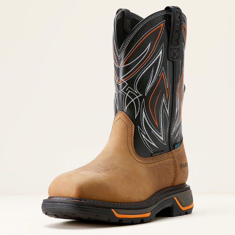 Ariat - Bota de trabajo con punta de composite impermeable Big Rig BOA - 10053617
