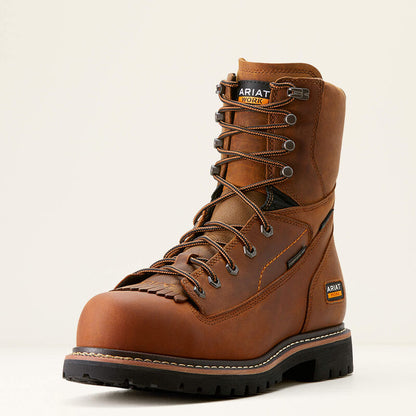 Ariat - Bota de trabajo Longview Shock Shield de 8" con punta de composite impermeable - 10053817