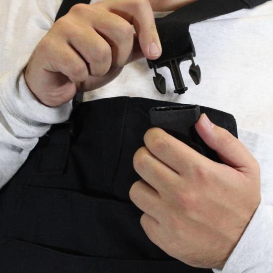 Carhartt - Mono con peto de pato a rayas ignífugo - Forro acolchado - 101628