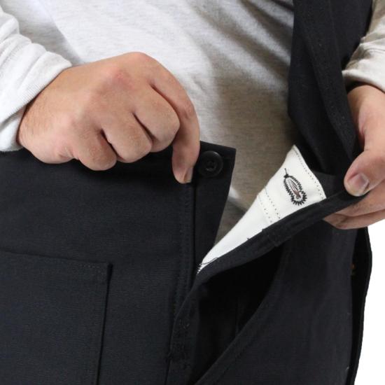 Carhartt - Mono con peto de pato a rayas ignífugo - Forro acolchado - 101628