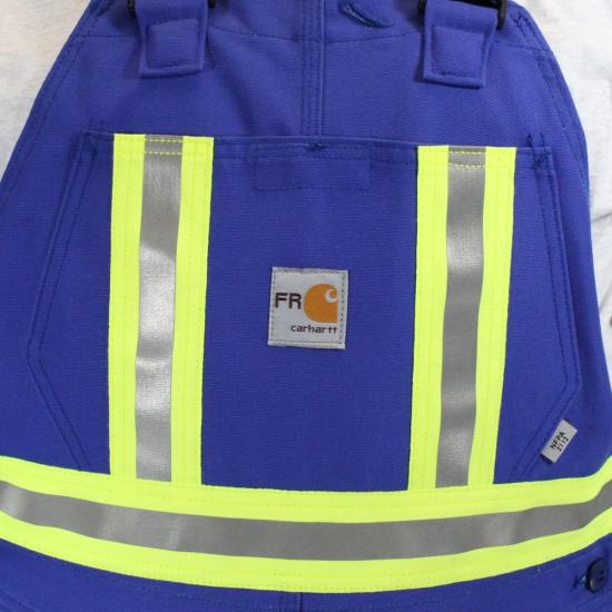 Carhartt - Mono con peto de pato a rayas ignífugo - Sin forro - 101703