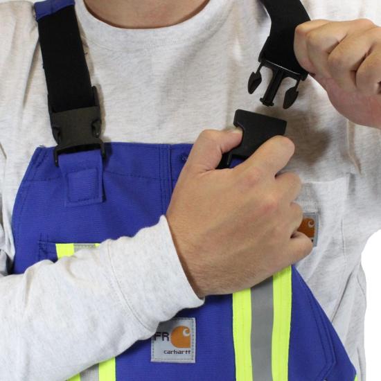 Carhartt - Mono con peto de pato a rayas ignífugo - Sin forro - 101703