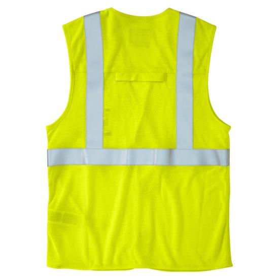 Carhartt - Chaleco de malla de alta visibilidad ignífuga de clase 2 - 105787