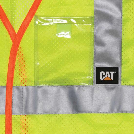 CAT - Chaleco de seguridad de alta visibilidad de 5 puntos resistente al fuego - 1320020