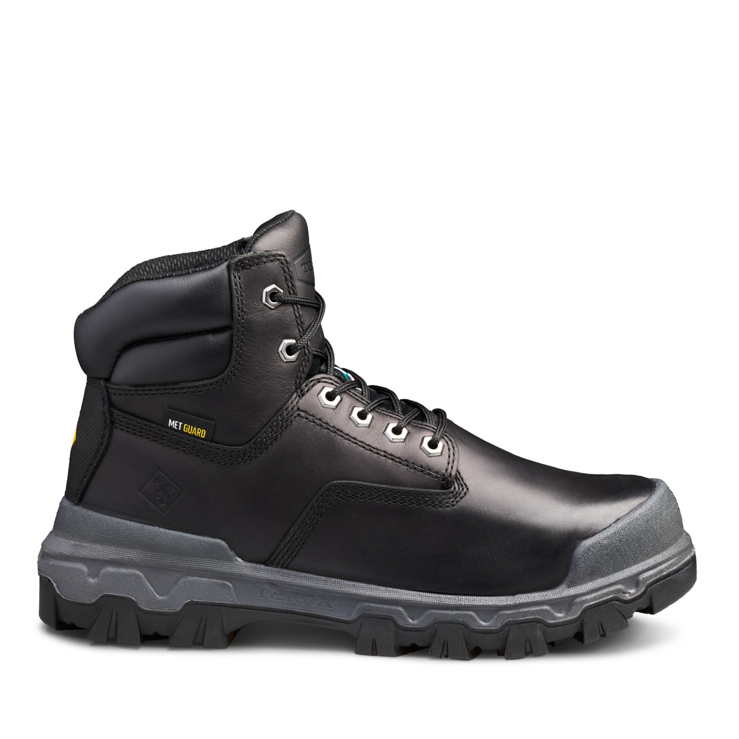 Terra - Bota de seguridad Terra Sentry 2020 para hombre, con punta de nanocompuesto de 6" y protección interna del metatarso. - 4NRWBK
