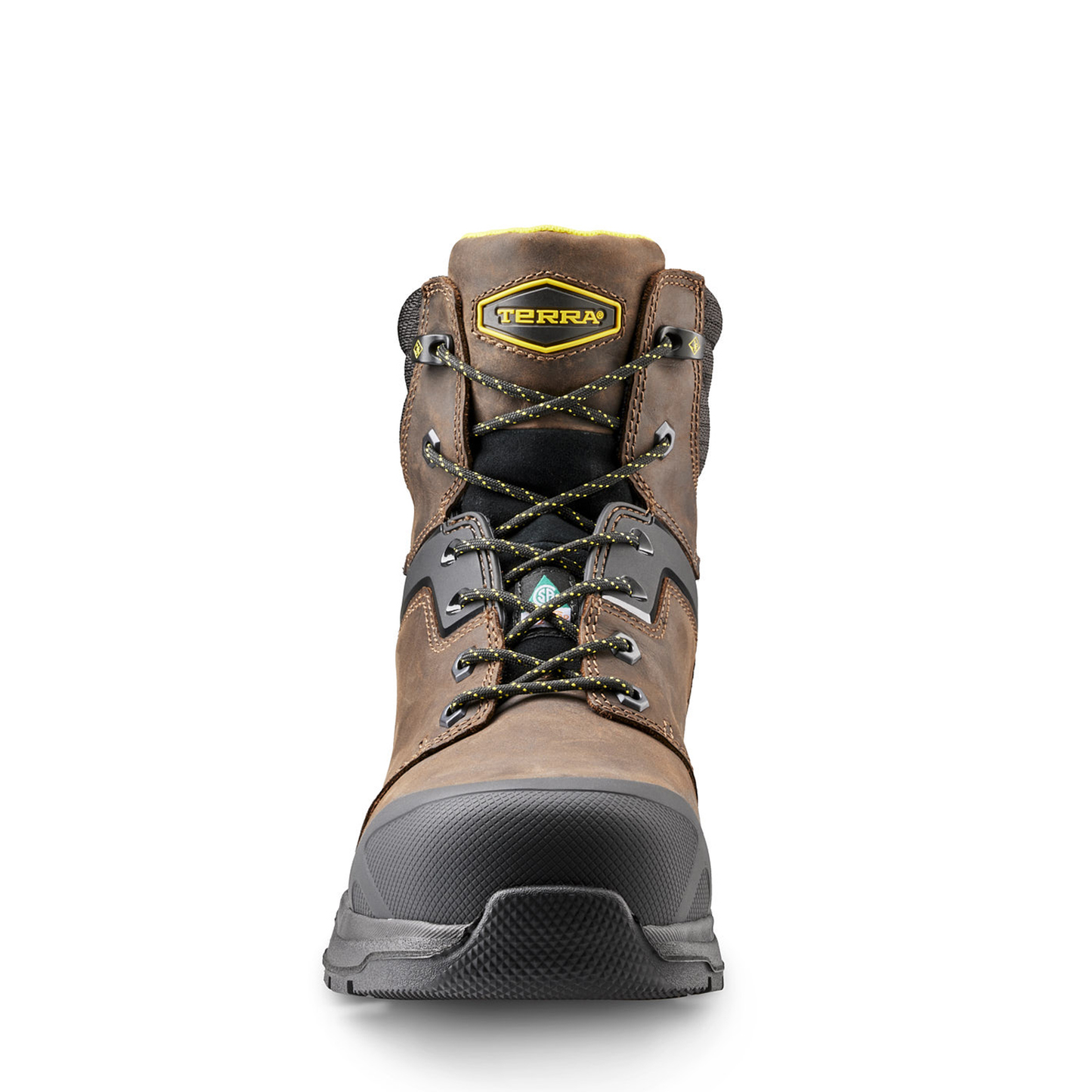 Terra - Bota de trabajo de seguridad Terra Carbine de 6" con punta de composite impermeable para hombre - 8395BN