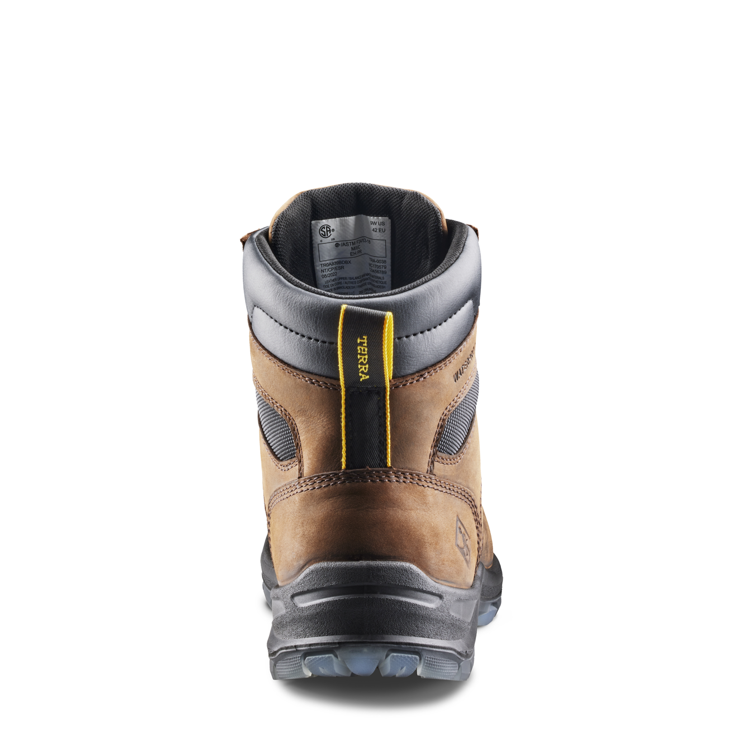 Terra - Bota de trabajo de seguridad Terra Byrne de 6" con punta de composite impermeable para hombre - 839BDB