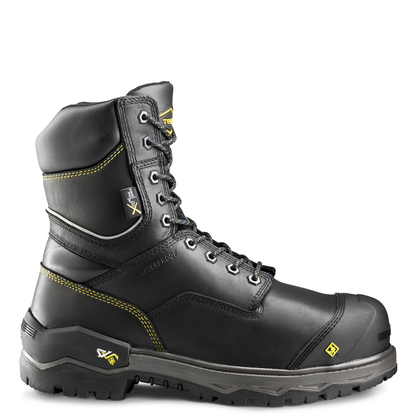 Terra - Bota de trabajo de seguridad Terra Gantry de 8" con punta de nanocompuesto impermeable y protección interna para hombre - 839CBK