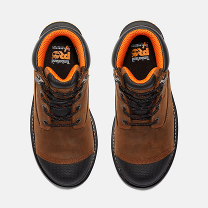 Timberland PRO - Bota de trabajo Boondock impermeable con punta de composite de 6" para hombre - TB192615214