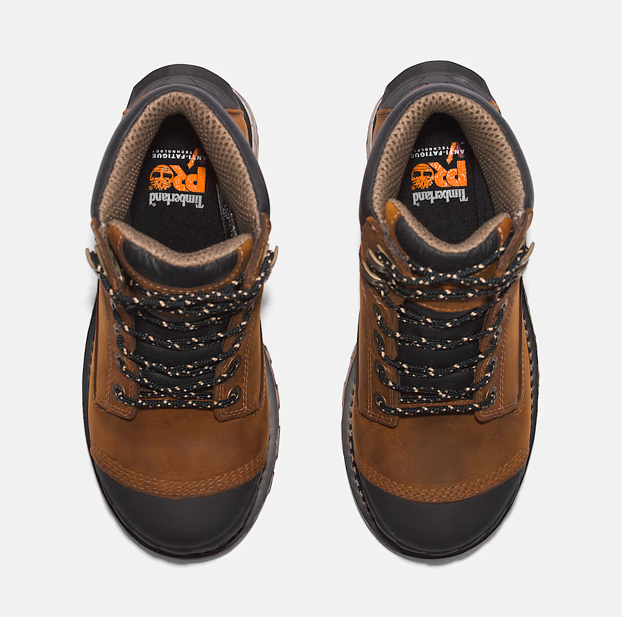 Timberland PRO - Bota de trabajo Boondock de 6" con punta de composite impermeable para mujer - TB0A5R9T214