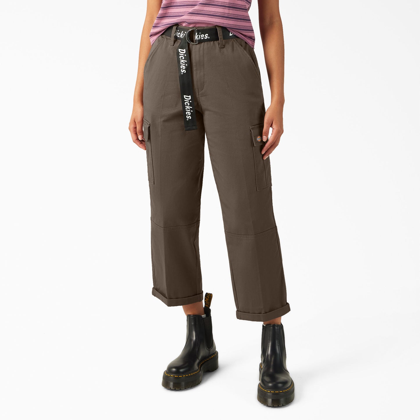 Dickies - Pantalones cargo cortos de corte relajado para mujer - FPR50