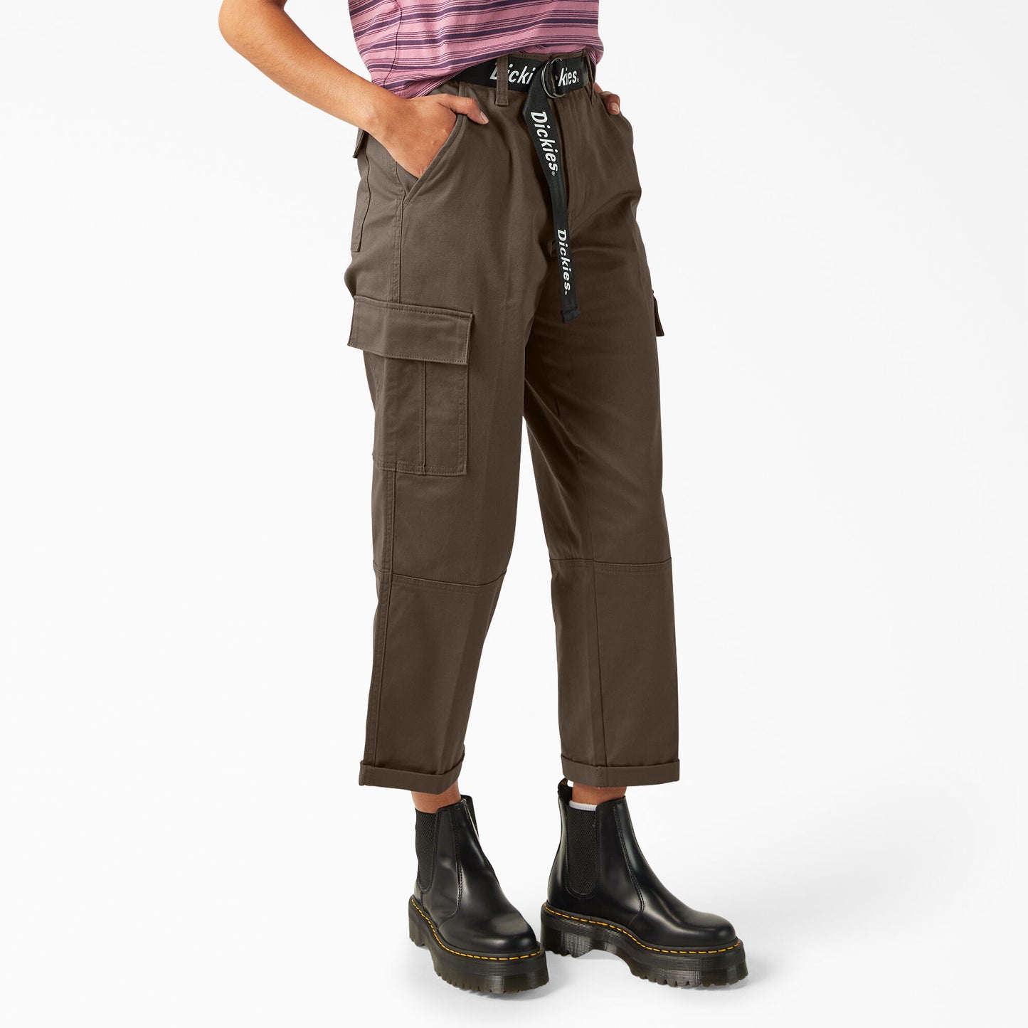 Dickies - Pantalones cargo cortos de corte relajado para mujer - FPR50
