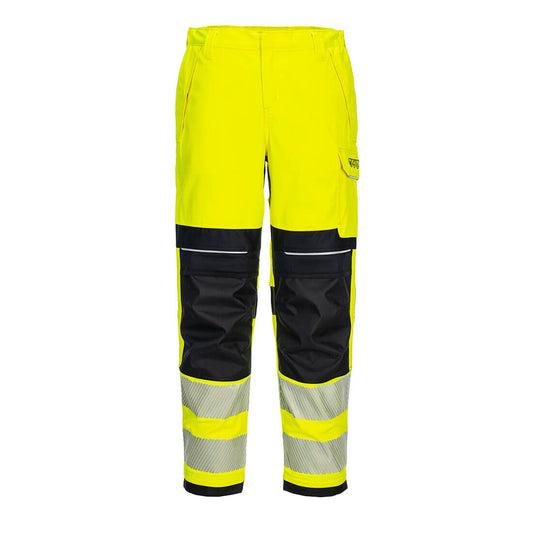 PortWest - Pantalón de mujer PW3 FR Modaflame Hi-Vis Work - FR409