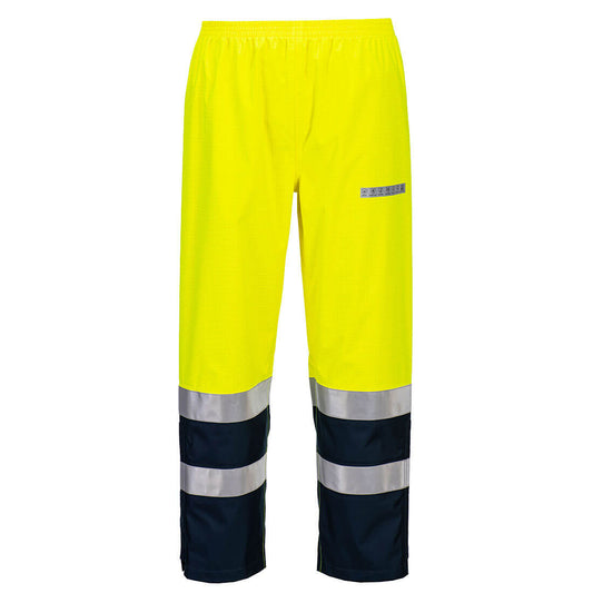 PortWest - Pantalón Bizflame Rain+ Hi-Vis Light Arc - FR410