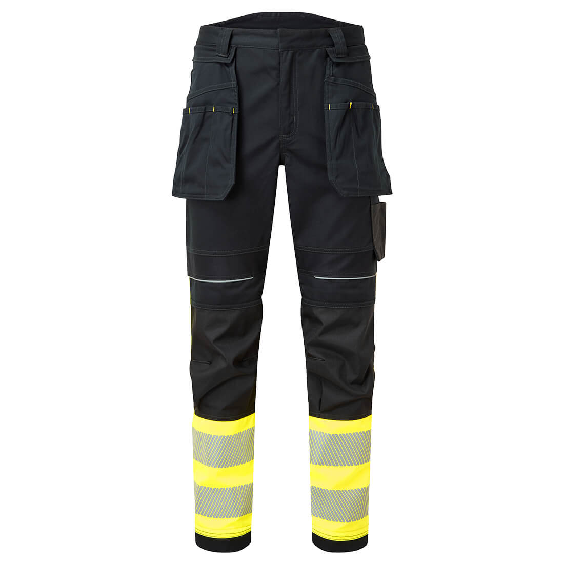 PortWest - Pantalón PW3 FR Modaflame Hi Vis Clase 1 Holster - FR416