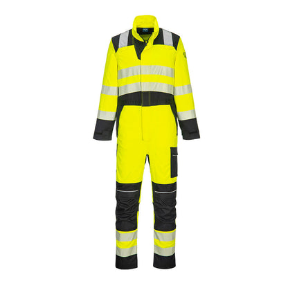 PortWest - Buzo de alta visibilidad y resistente a la llama PW3 FR Modaflame Hi-Vis - FR507