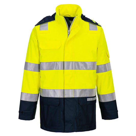 PortWest - Chaqueta ligera Bizflame Rain+ Hi-Vis Light Arc - FR605