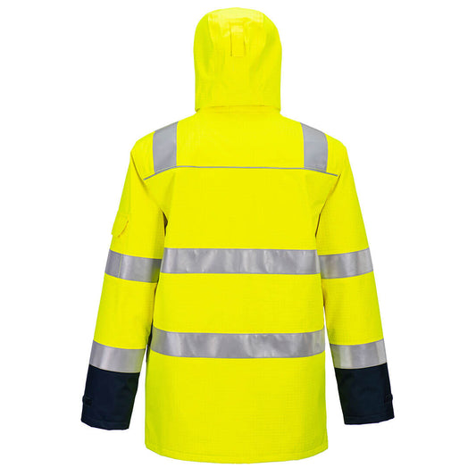 PortWest - Chaqueta ligera Bizflame Rain+ Hi-Vis Light Arc - FR605