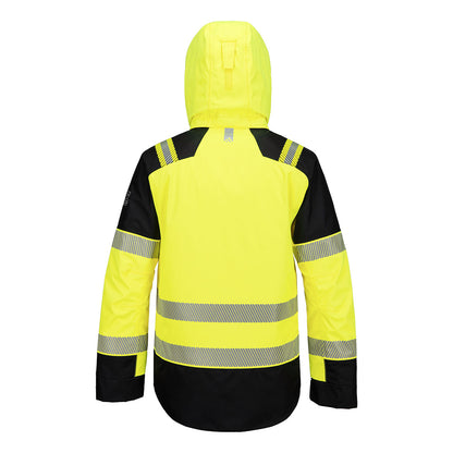 PortWest - Chaqeta de invierno PW3 FR Modaflame Rain+ Hi-Vis Winter - FR606