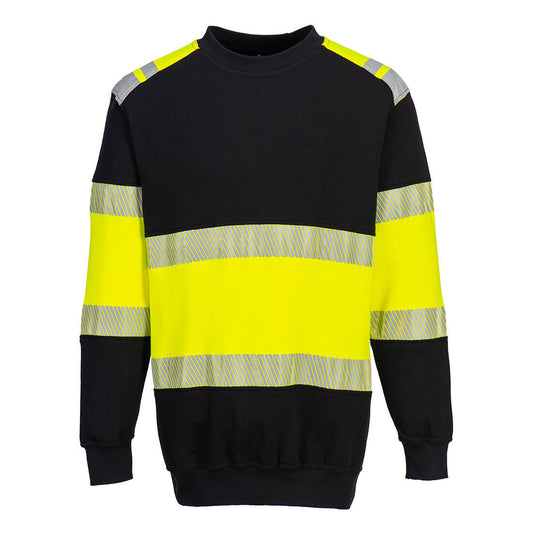 PortWest - Sudadera PW3 FR Modaflame de alta visibilidad Clase 1 - FR716