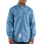 Carhartt - Camisa de sarga de manga larga ignífuga con bolsillo - FRS160