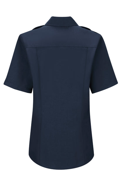 Workrite - Camisa clásica de manga corta de jefe de bomberos para mujer - FSC3