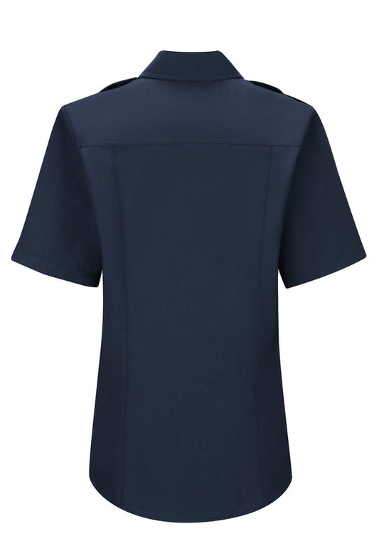 Workrite - Camisa clásica de manga corta de jefe de bomberos para mujer - FSC3