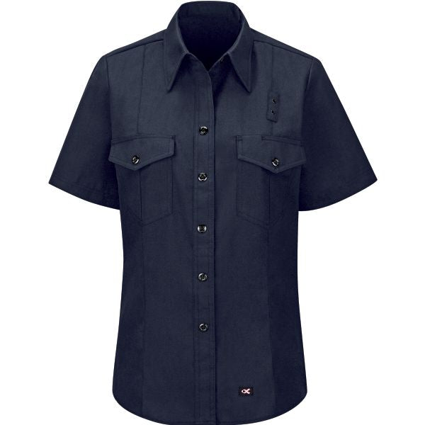 Workrite - Camisa clásica de bombero de manga corta para mujer - FSF3