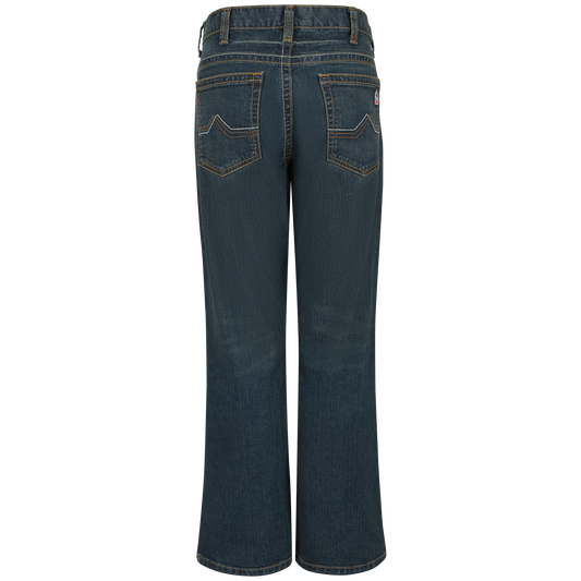 Vaqueros de corte bota holgados con elástico para hombre - PSJ2