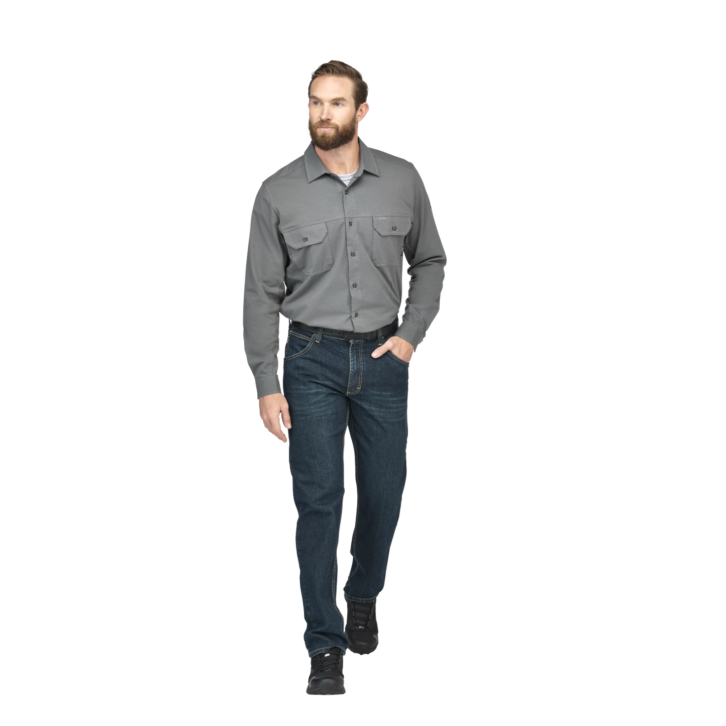 Bulwark - Vaqueros rectos elásticos para hombre